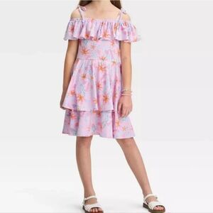 Disney Little Mermaid Ruffle Tiered Cotton Dress‎ by Colleen Atwood Size 6/7